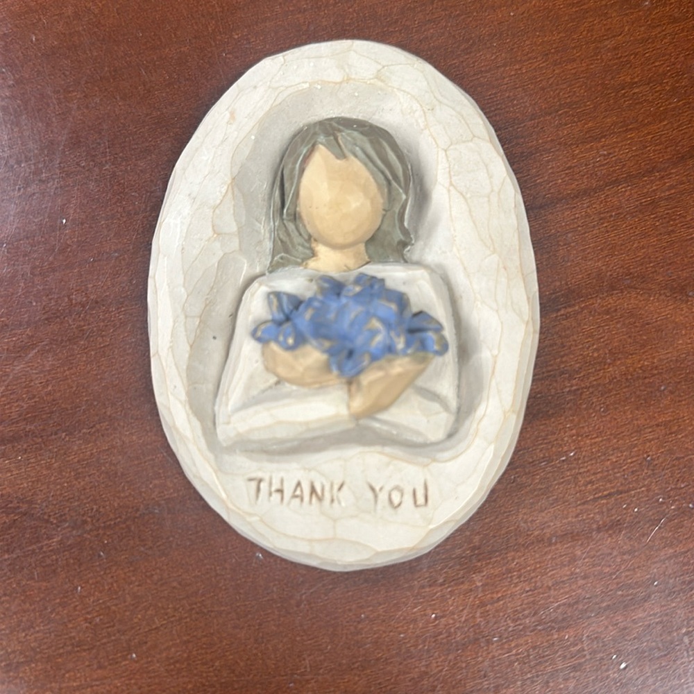 Willow tree small  plaque. “Thank you”